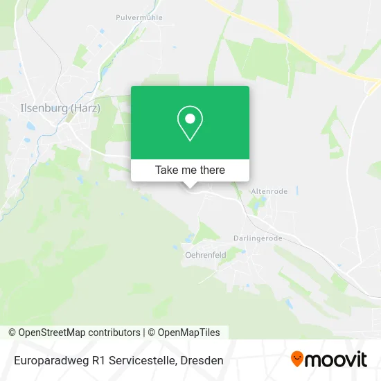 Карта Europaradweg R1 Servicestelle