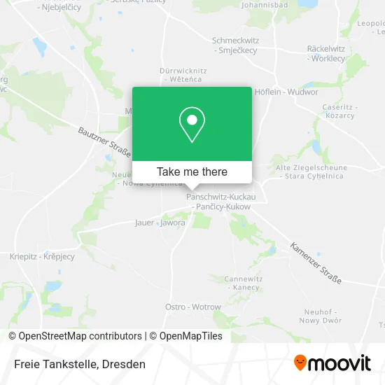 Карта Freie Tankstelle