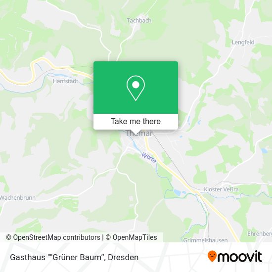 Карта Gasthaus ""Grüner Baum“