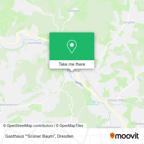 Карта Gasthaus ""Grüner Baum“