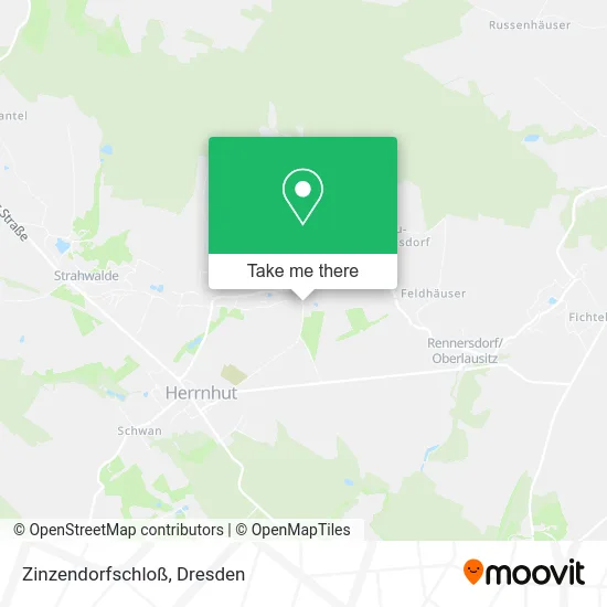 Карта Zinzendorfschloß