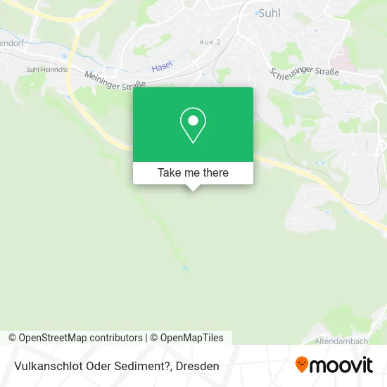 Карта Vulkanschlot Oder Sediment?