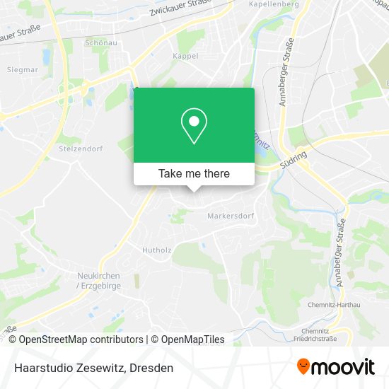 Карта Haarstudio Zesewitz