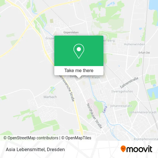 Карта Asia Lebensmittel