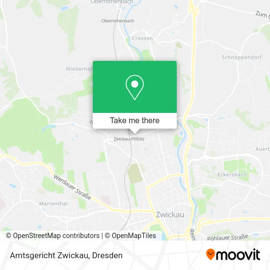 Карта Amtsgericht Zwickau