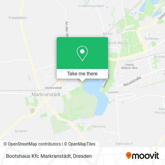 Карта Bootshaus Kfc Markranstädt