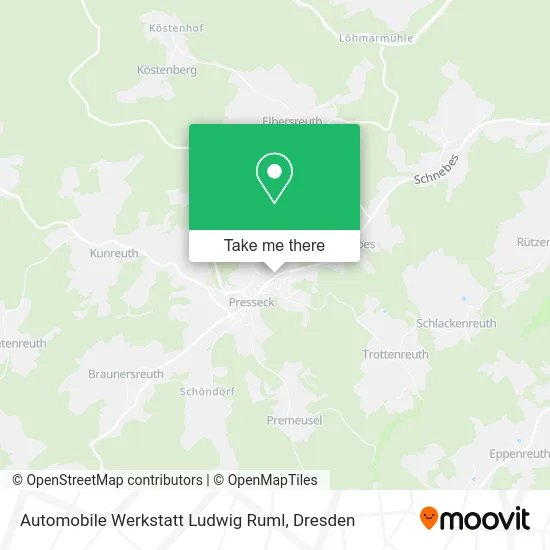 Карта Automobile Werkstatt Ludwig Ruml