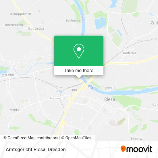 Карта Amtsgericht Riesa