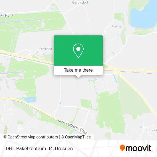 Карта DHL Paketzentrum 04