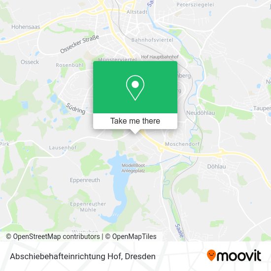 Карта Abschiebehafteinrichtung Hof