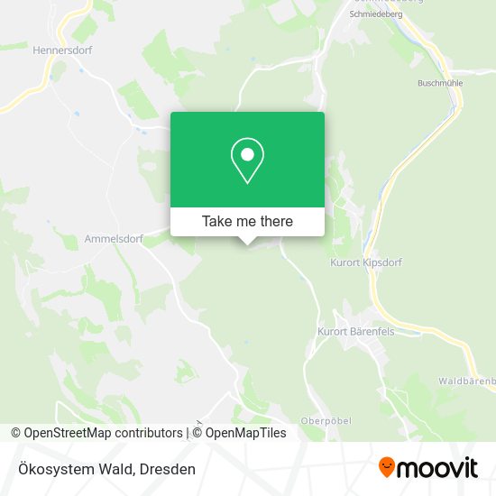Карта Ökosystem Wald