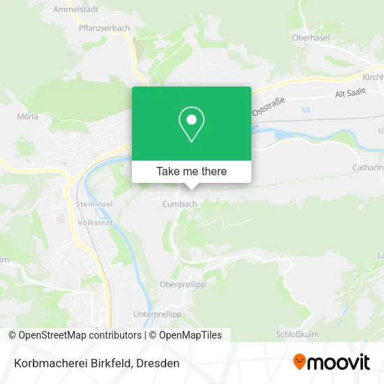 Карта Korbmacherei Birkfeld
