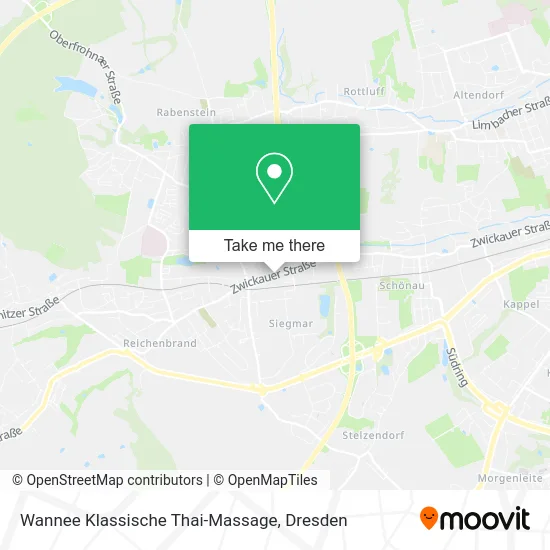 Карта Wannee Klassische Thai-Massage