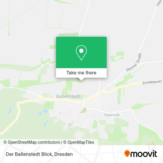 Карта Der Ballenstedt Blick