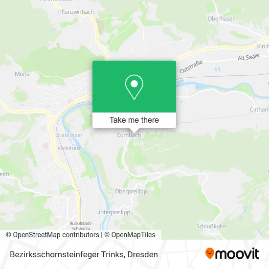 Карта Bezirksschornsteinfeger Trinks