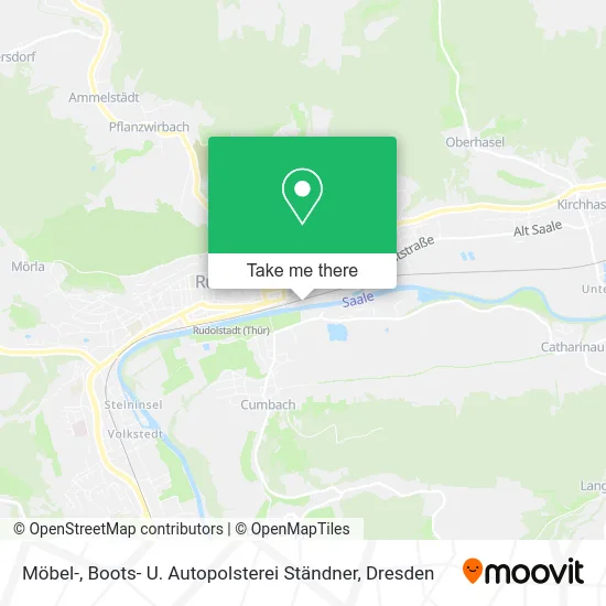 Карта Möbel-, Boots- U. Autopolsterei Ständner