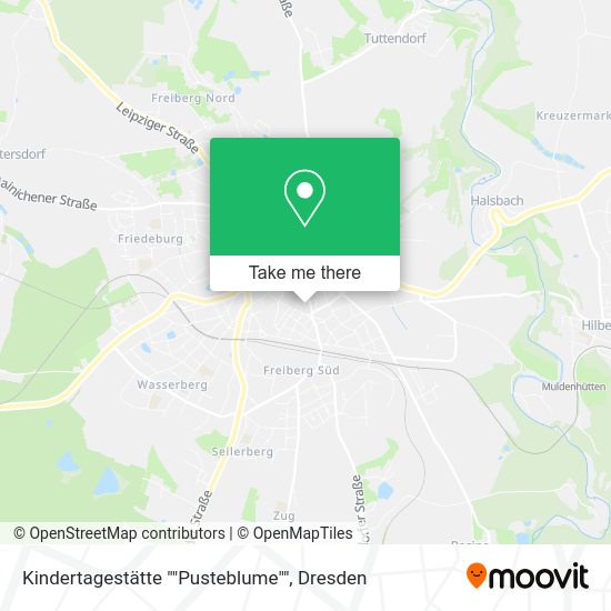 Карта Kindertagestätte ""Pusteblume""