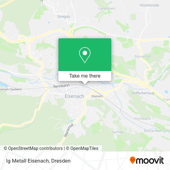 Карта Ig Metall Eisenach