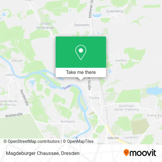 Magdeburger Chaussee map