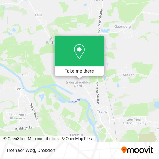 Карта Trothaer Weg