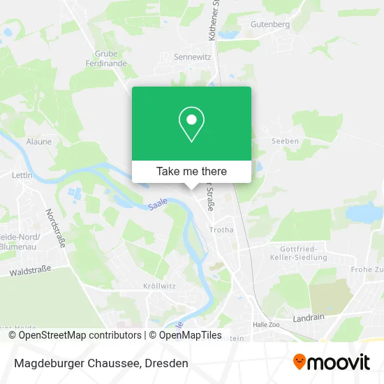 Magdeburger Chaussee map