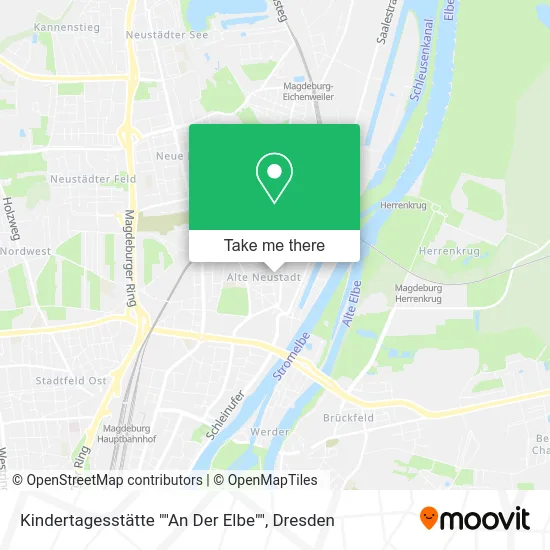Карта Kindertagesstätte ""An Der Elbe""