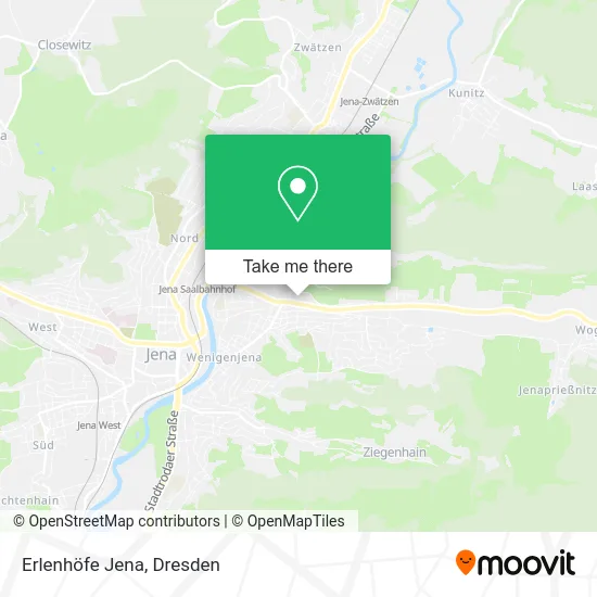 Карта Erlenhöfe Jena