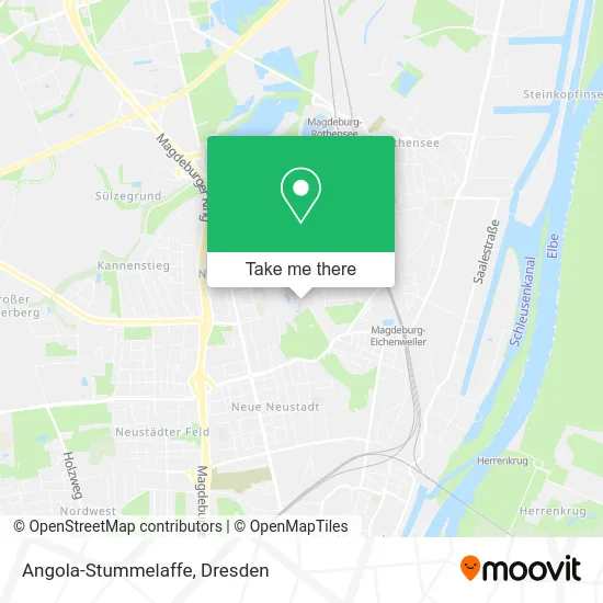 Карта Angola-Stummelaffe