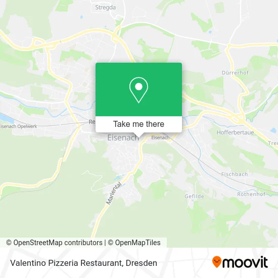 Ristorante Pizzeria Valentino map