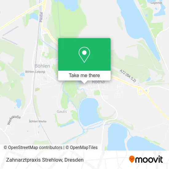 Карта Zahnarztpraxis Strehlow