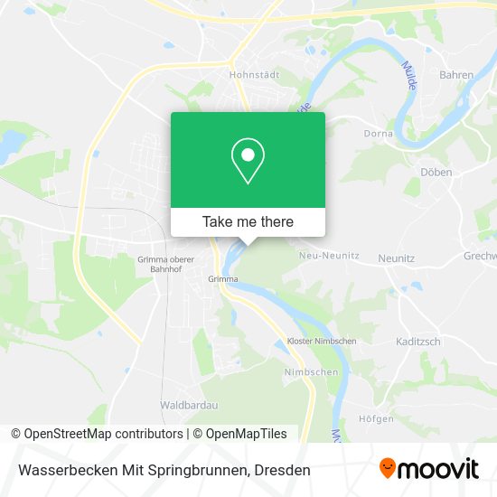 Карта Wasserbecken Mit Springbrunnen
