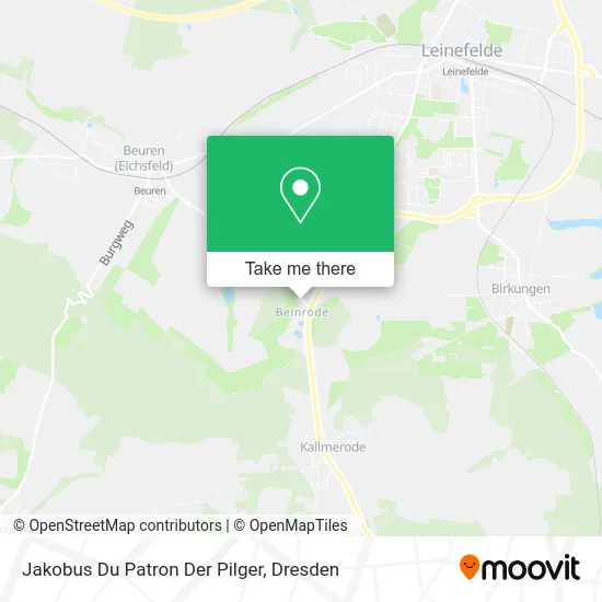 Карта Jakobus Du Patron Der Pilger