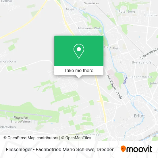 Карта Fliesenleger - Fachbetrieb Mario Schiewe
