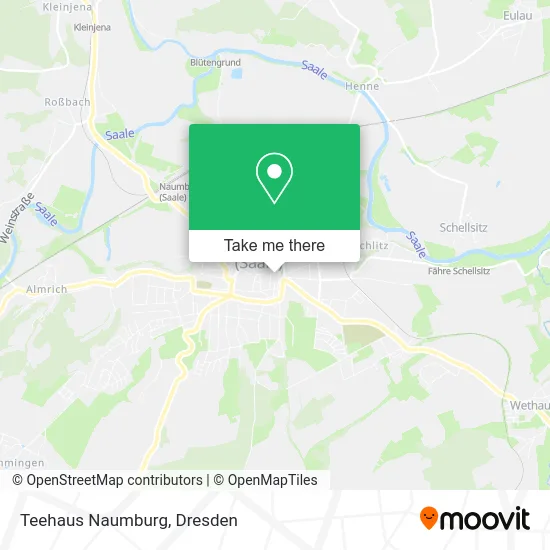 Карта Teehaus Naumburg