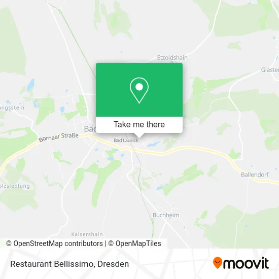 Карта Restaurant Bellissimo