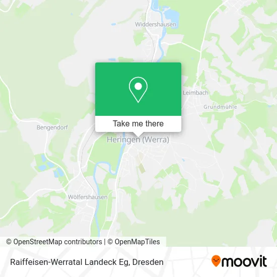 Карта Raiffeisen-Werratal Landeck Eg