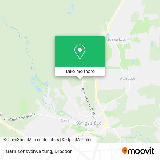 Карта Garnisonsverwaltung