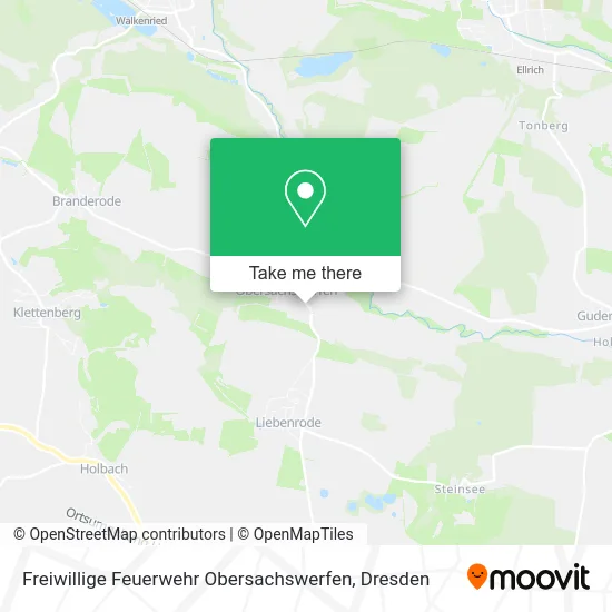Карта Freiwillige Feuerwehr Obersachswerfen