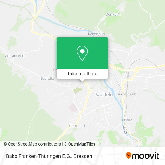 Карта Bäko Franken-Thüringen E.G.