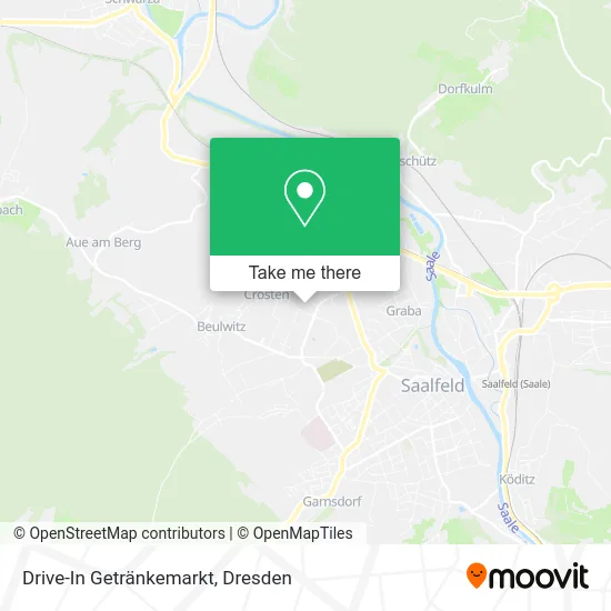 Карта Drive-In Getränkemarkt