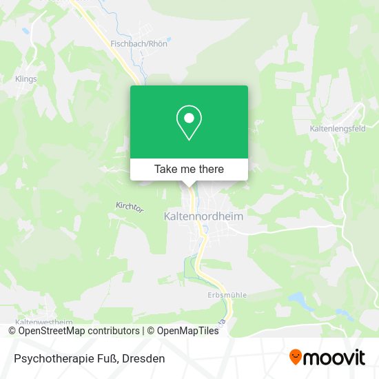 Карта Psychotherapie Fuß