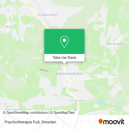 Карта Psychotherapie Fuß