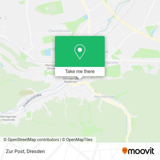 Карта Zur Post