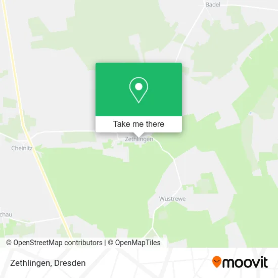 Карта Zethlingen