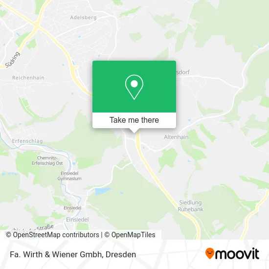 Карта Fa. Wirth & Wiener Gmbh