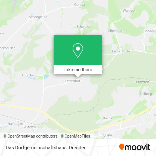 Das Dorfgemeinschaftshaus map