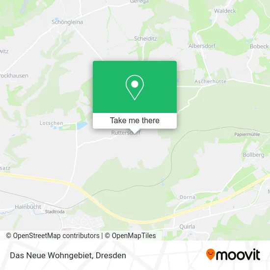 Карта Das Neue Wohngebiet