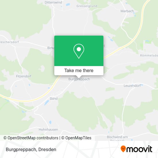Карта Burgpreppach