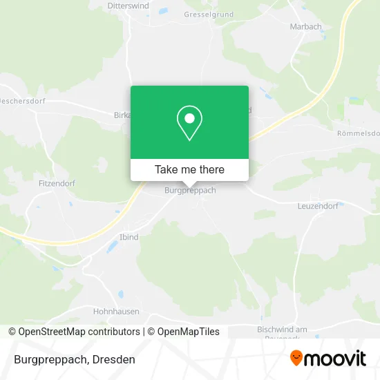 Карта Burgpreppach