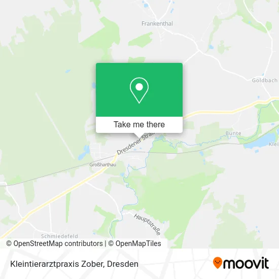 Карта Kleintierarztpraxis Zober